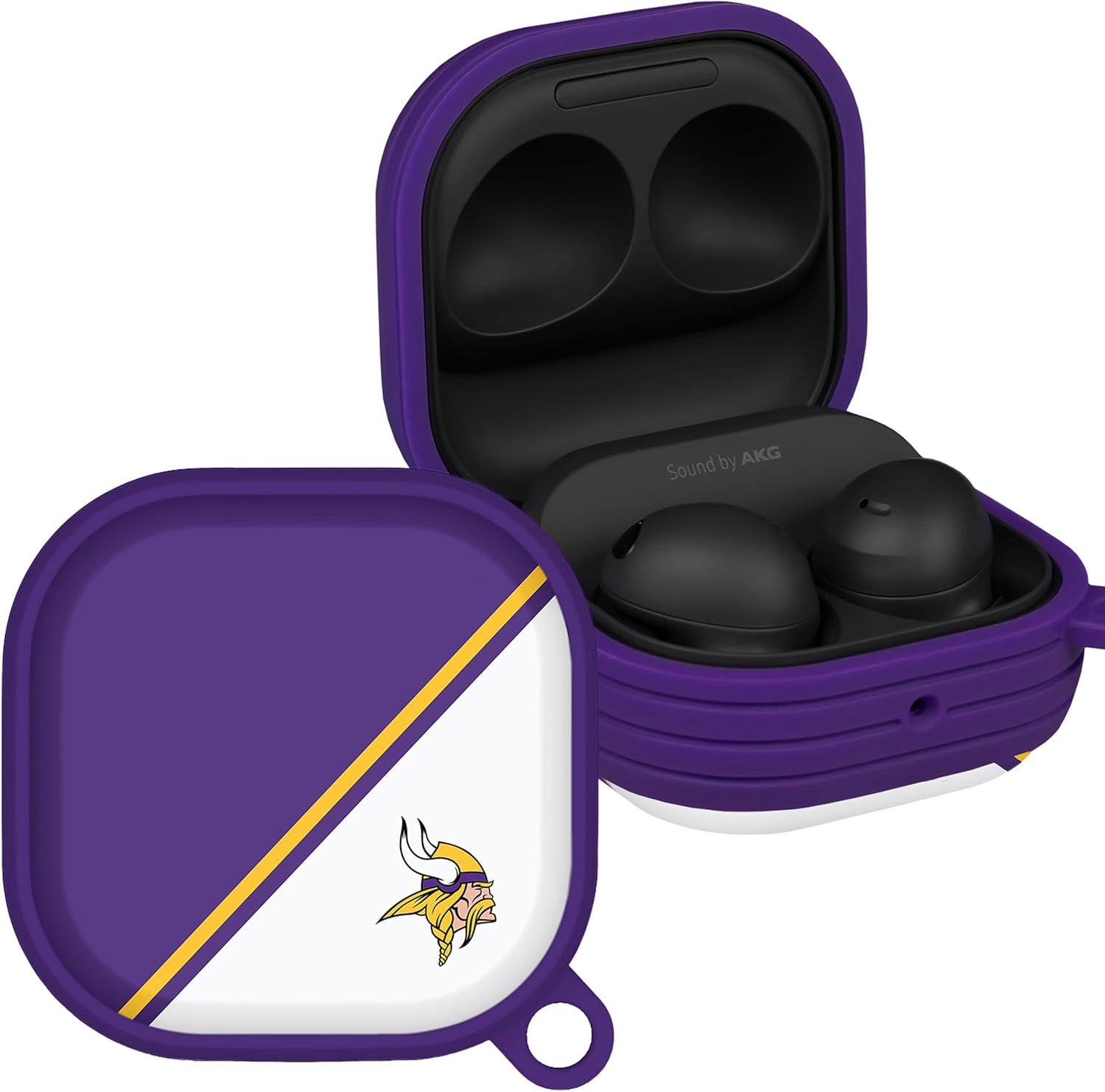 Game Time Minnesota Vikings HDX Champion Series – Funda compatible con Samsung Galaxy Buds Pro