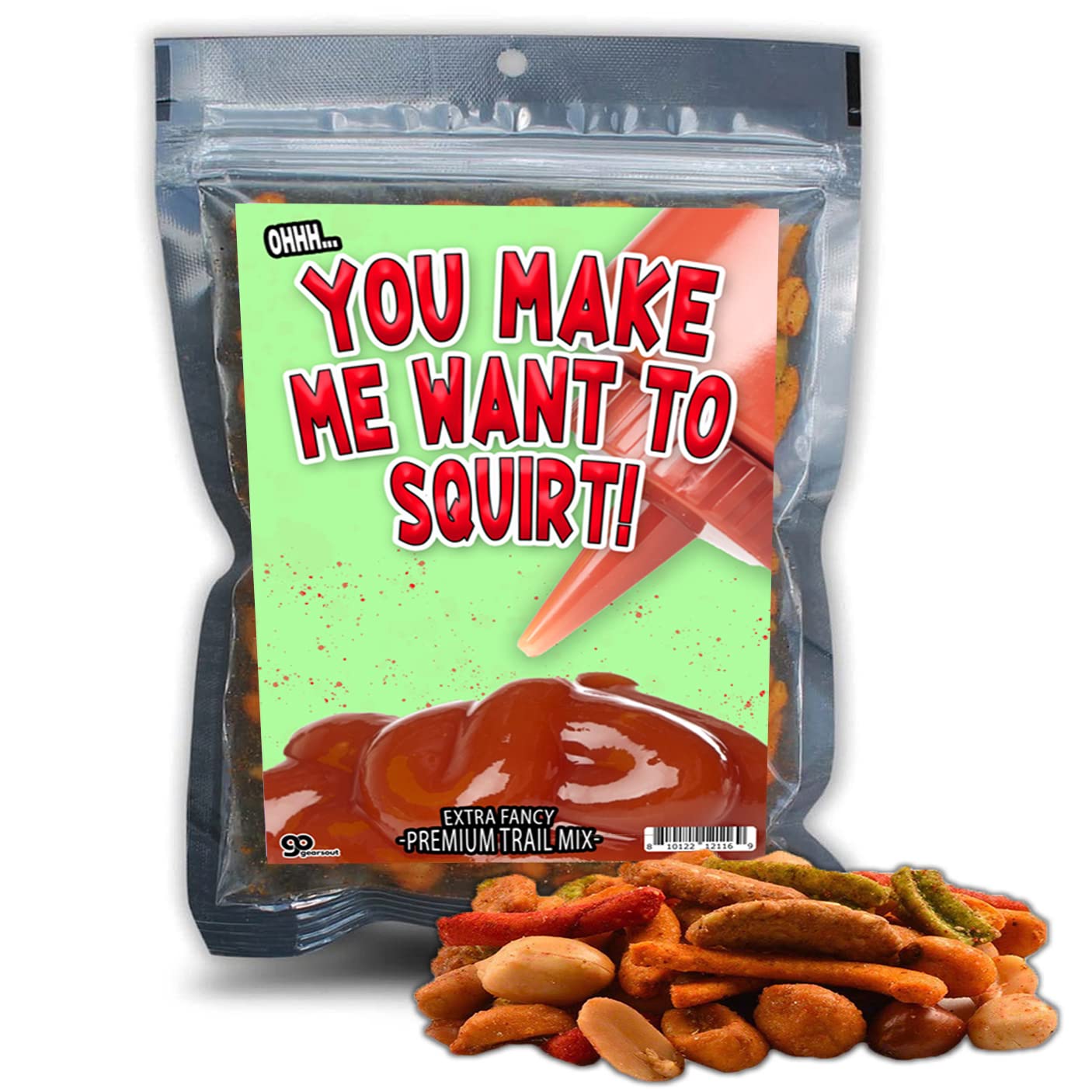 You Make Me Want to Squirt – Trail Mix – Regalo de broma con temática de ketchup – Regalos para los amantes del ketchup – Regalo para esposos que