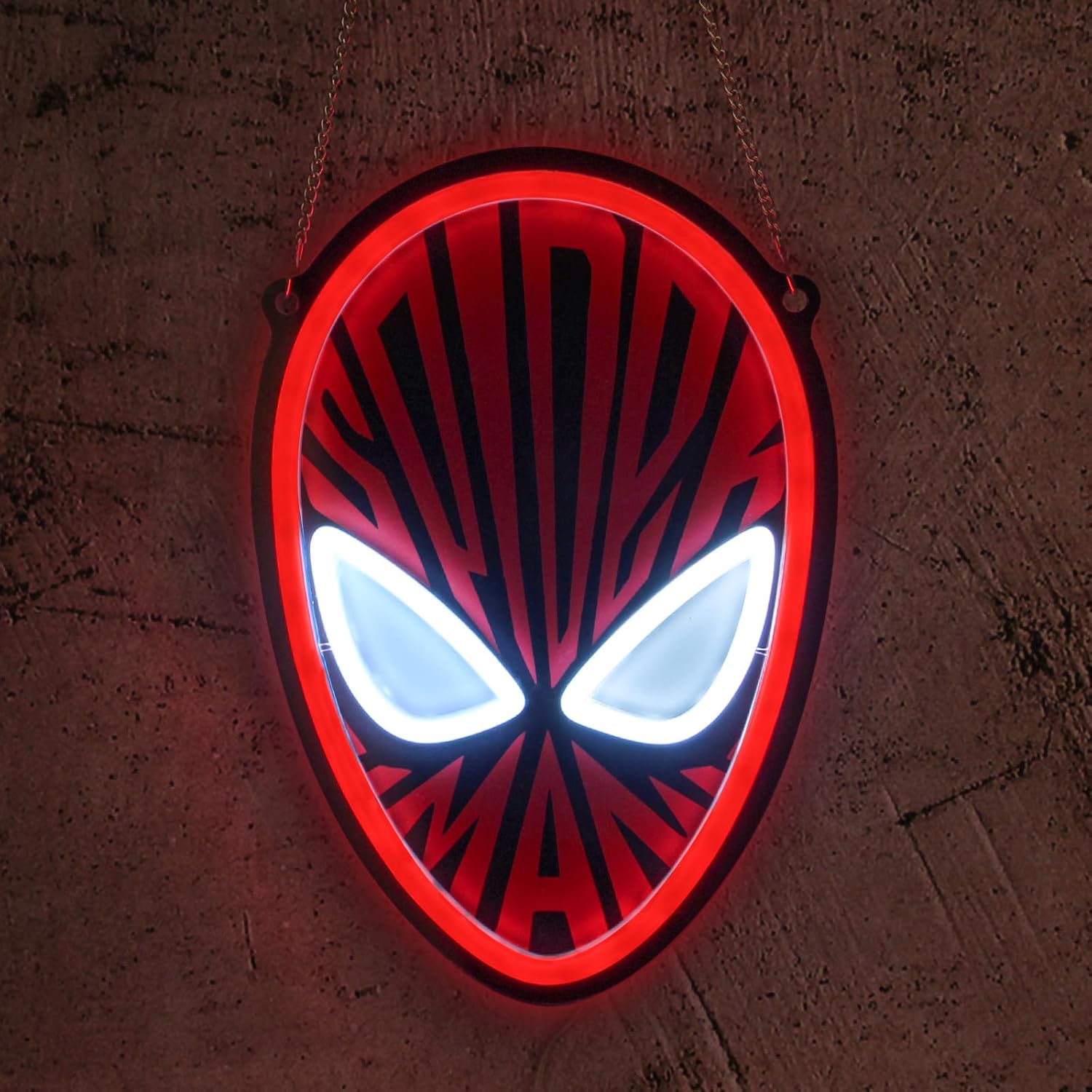 Spiderman – Letrero de neón de anime de araña, letrero de neón con luz LED para fanáticos de superhéroes, regalos de vacaciones, regalo para hombre,