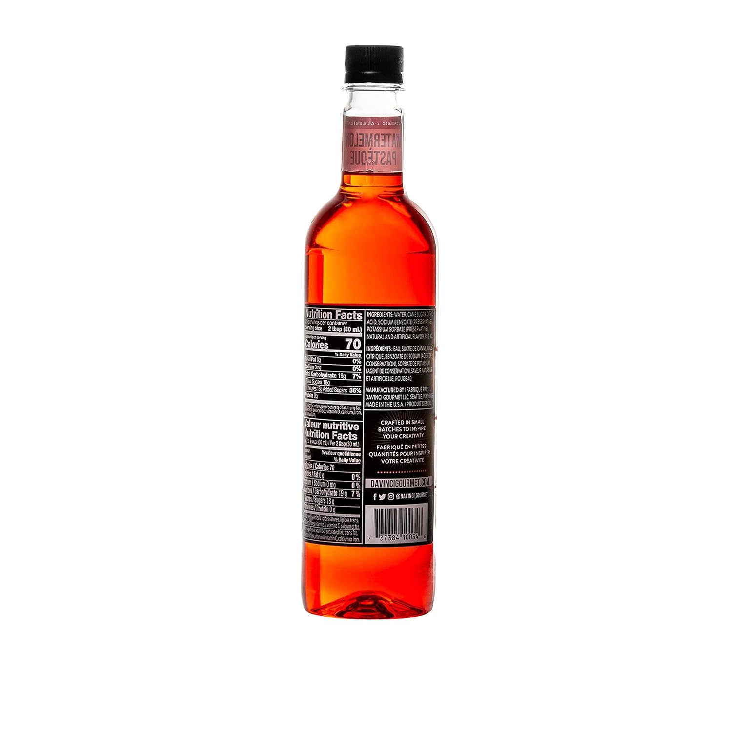 DaVinci Gourmet Classic – Jarabe de sandía, 25.4 onzas líquidas (paquete de 1)