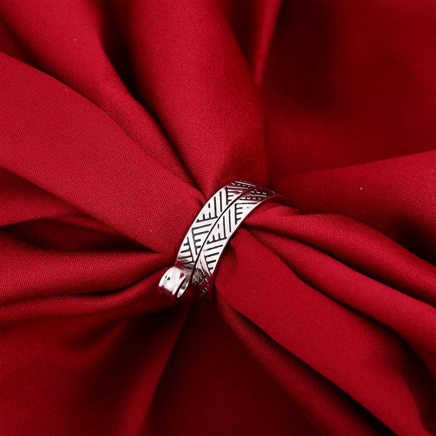 Ciieeo Anillo de tejer para tejer anillo de ganchillo para tejer dedo abierto dedal titular de hilo de ganchillo anillo de tensión de ganchillo