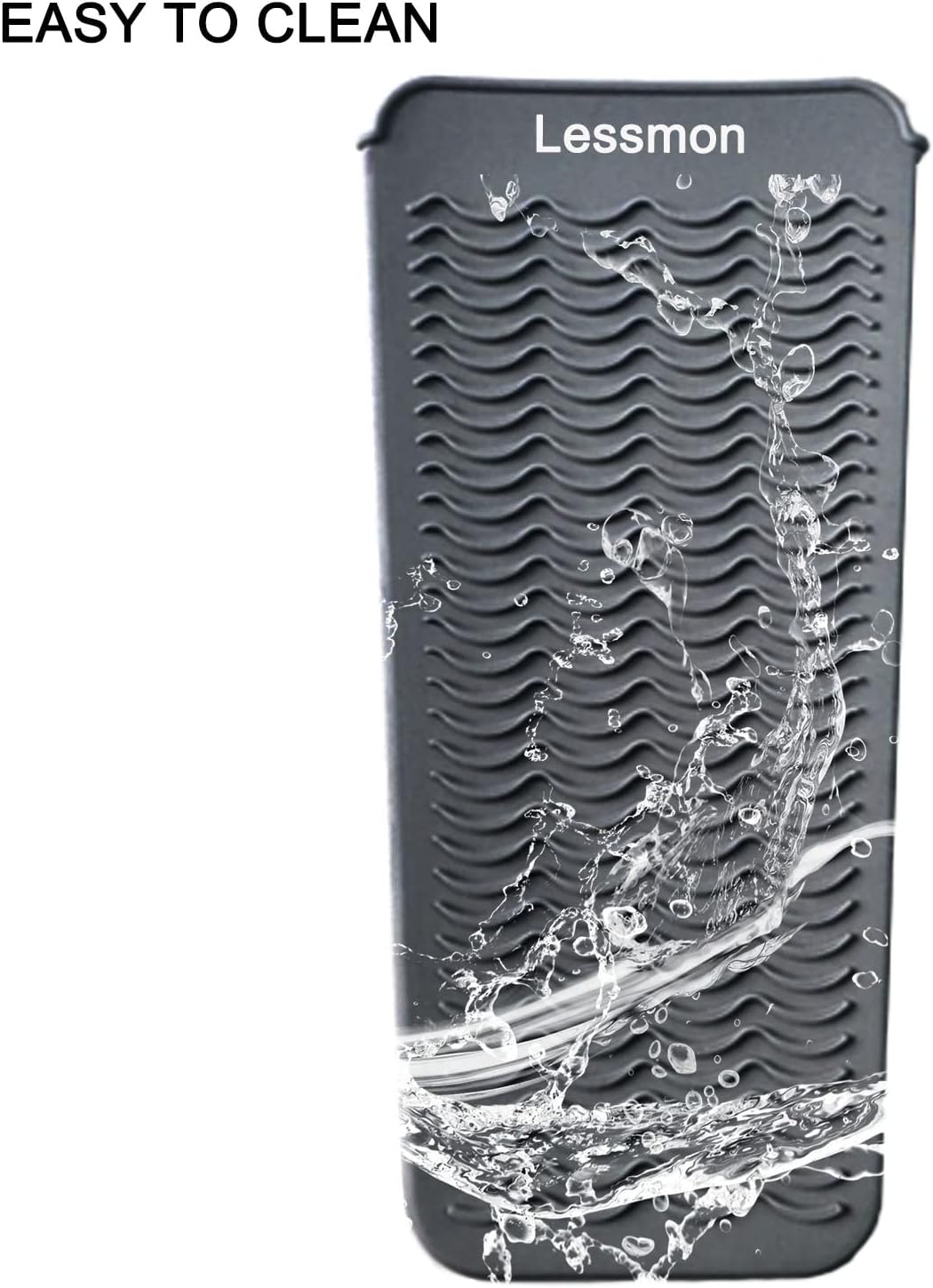 Bolsa de silicona resistente al calor, cubierta para rizadores, alisadores de pelo, planchas y otras herramientas de cabello caliente, altura 11.5