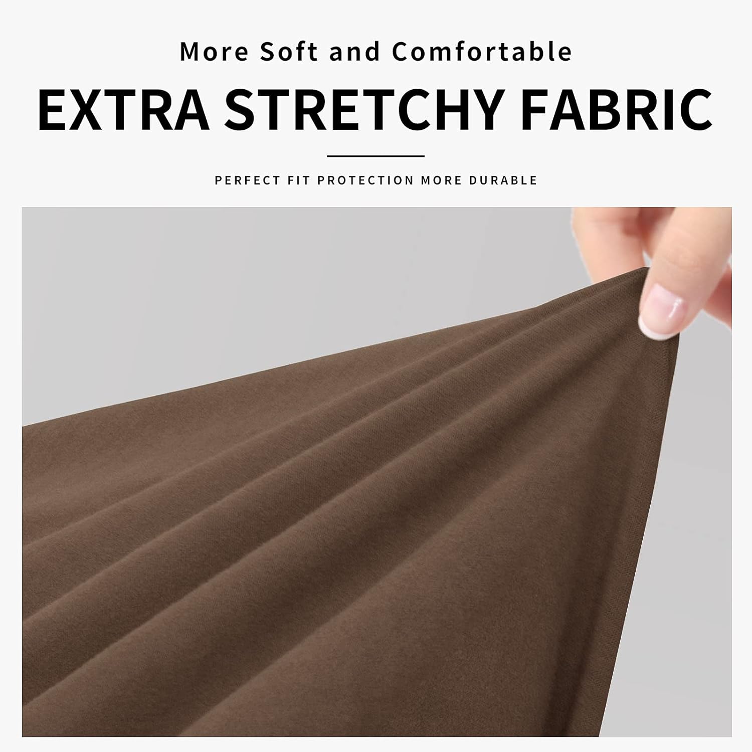 Easy-Going Funda de sofá suave 100% impermeable doble elástica para perros, funda de sofá para sofá de 3 cojines separados, protector de muebles a