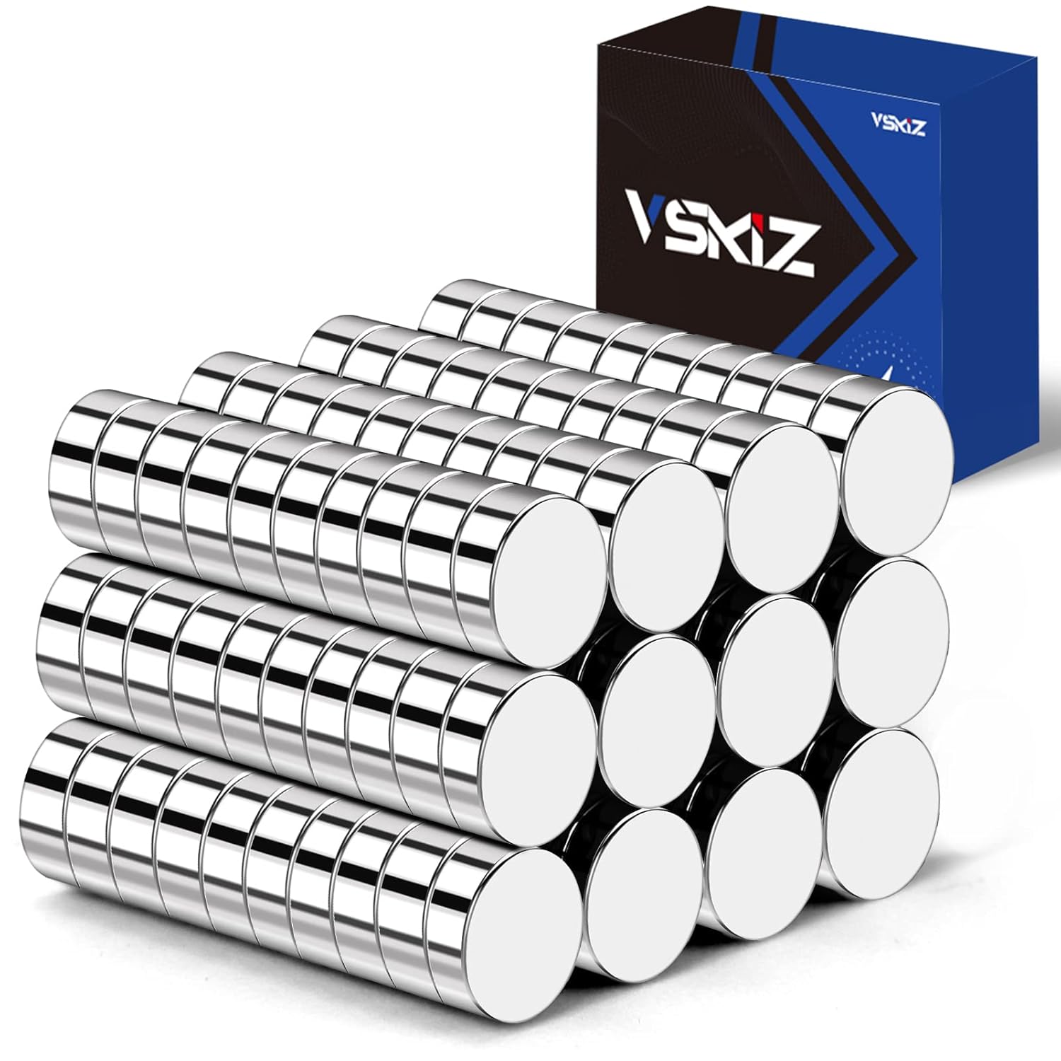 VSKIZ Imanes pequeños de 0.197 x 0.079 in pequeños imanes de neodimio, pequeños imanes de neodimio para nevera, pequeños imanes de tierras raras