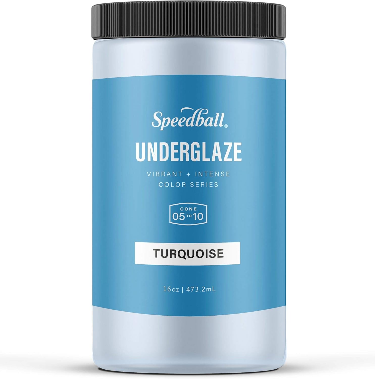 Speedball Underglaze, Turquesa, tarro de 16 onzas