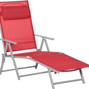 Outsunny Chaise Lounge Silla plegable para exteriores, portátil, silla reclinable ajustable de 7 posiciones para acampar, tomar el sol y broncearse Outsunny Chaise Lounge Silla plegable para exteriores, portátil, silla reclinable ajustable de 7 posiciones para acampar, tomar el sol y broncearse