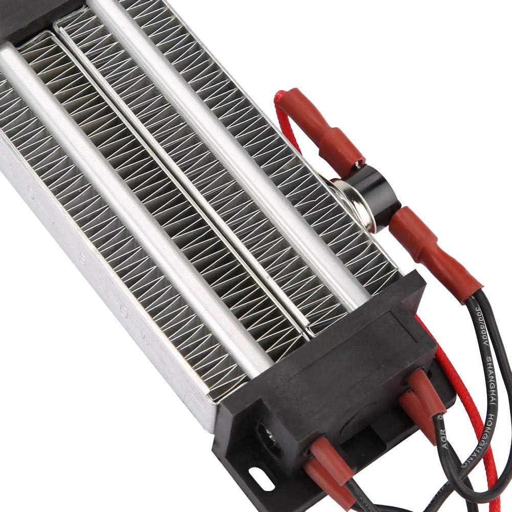 Calentador de aire de cerámica PTC, calefacción, calentador de ventilador de aire acondicionado, termostato automático de 500 W, con protector de