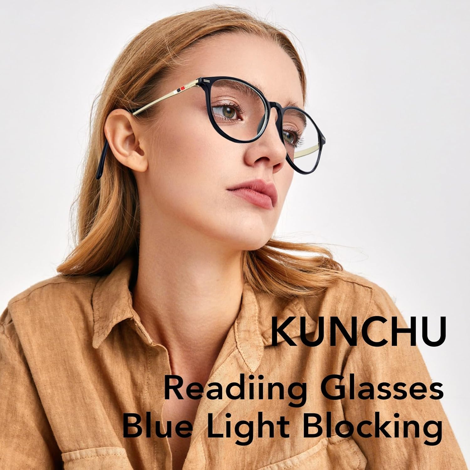 TR90 – Lentes de lectura para mujeres y hombres, con bloqueo de luz azul, anti filtro de rayos UV, anteojos nerd (negro, 0.00x)