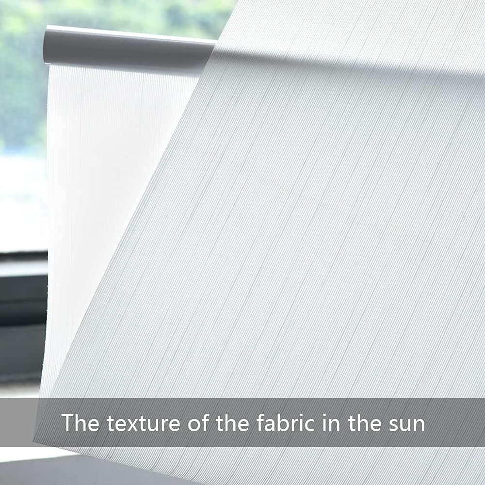 HIDODO Persianas enrollables con filtro de luz para ventanas, persianas enrollables de tela con protección UV para dormitorio, sala de estar, baño y