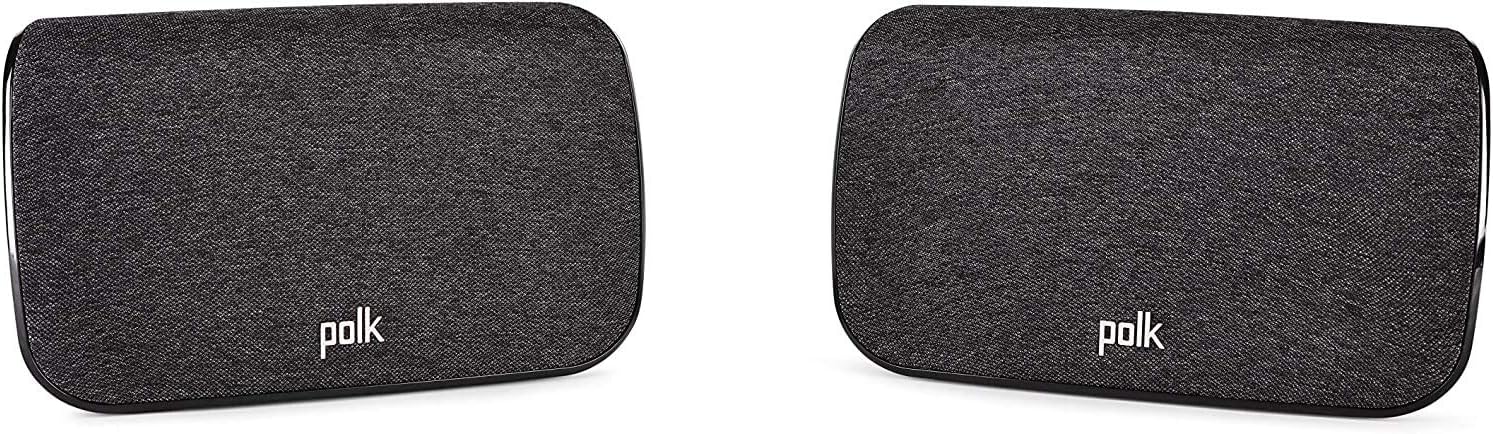 Barra de sonido React y altavoces envolventes Polk SR2