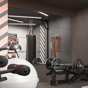 FOLUVUR Espejo de gimnasio en casa de 14 x 12 pulgadas, espejo de pared de vidrio de longitud completa, espejo de puerta, espejo de pared de cuerpo FOLUVUR Espejo de gimnasio en casa de 14 x 12 pulgadas, espejo de pared de vidrio de longitud completa, espejo de puerta, espejo de pared de cuerpo