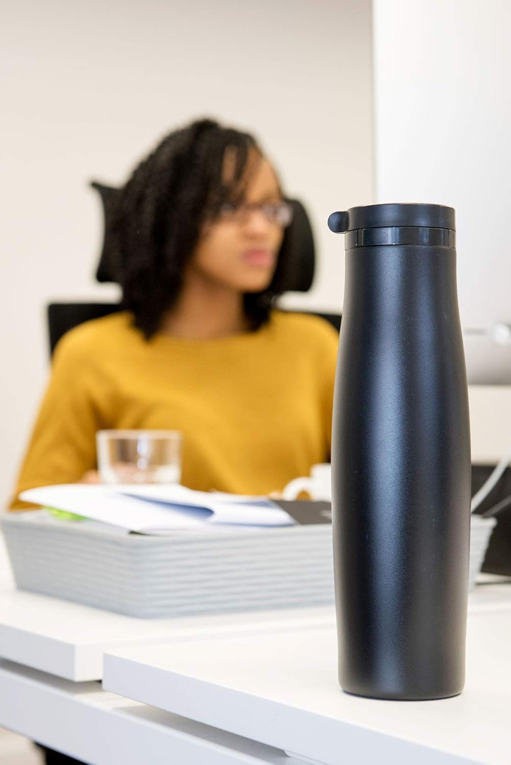 CamelBak Beck – Botella de agua de acero inoxidable con aislamiento al vacío, 20 onzas