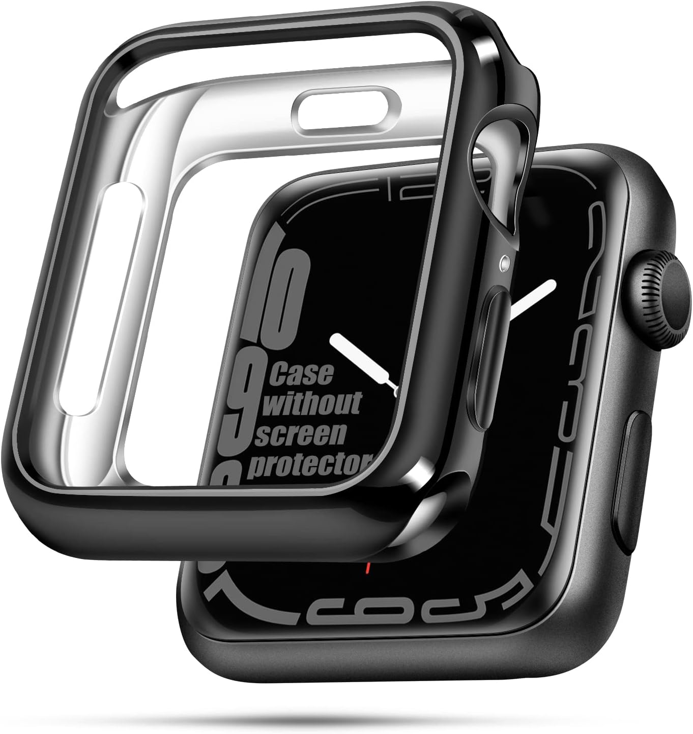 top4cus – Funda ecológica protectora, de TPU suave y flexible, compatible con iWatch Series 5, Series 4, Series 3, Series 2 y Series 1