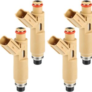 X AUTOHAUX 4 piezas 23250-22070 23209-22070 de repuesto de boquilla de inyector de combustible para Toyota Celica 1.8L 2003-2005, para Toyota X AUTOHAUX 4 piezas 23250-22070 23209-22070 de repuesto de boquilla de inyector de combustible para Toyota Celica 1.8L 2003-2005, para Toyota