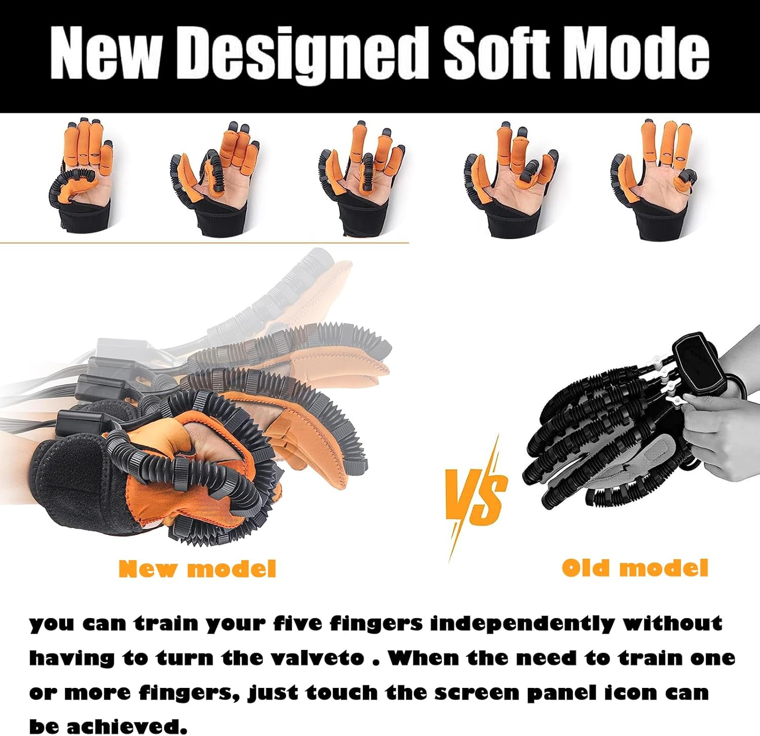 Guantes de robot de rehabilitación de manos, equipo de terapia de manos, Artritis Stroke Hemiplejia Equipo de terapia física de mano