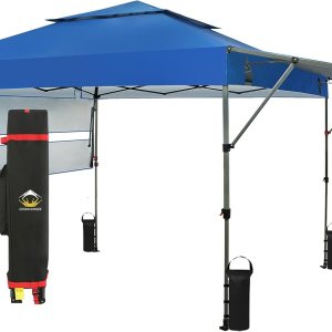 CROWN SHADES Tienda de campaña desplegable de 10 x 10 pulgadas, con bloqueo central, toldo comercial instantáneo con tela revestida de plata 150D, CROWN SHADES Tienda de campaña desplegable de 10 x 10 pulgadas, con bloqueo central, toldo comercial instantáneo con tela revestida de plata 150D,