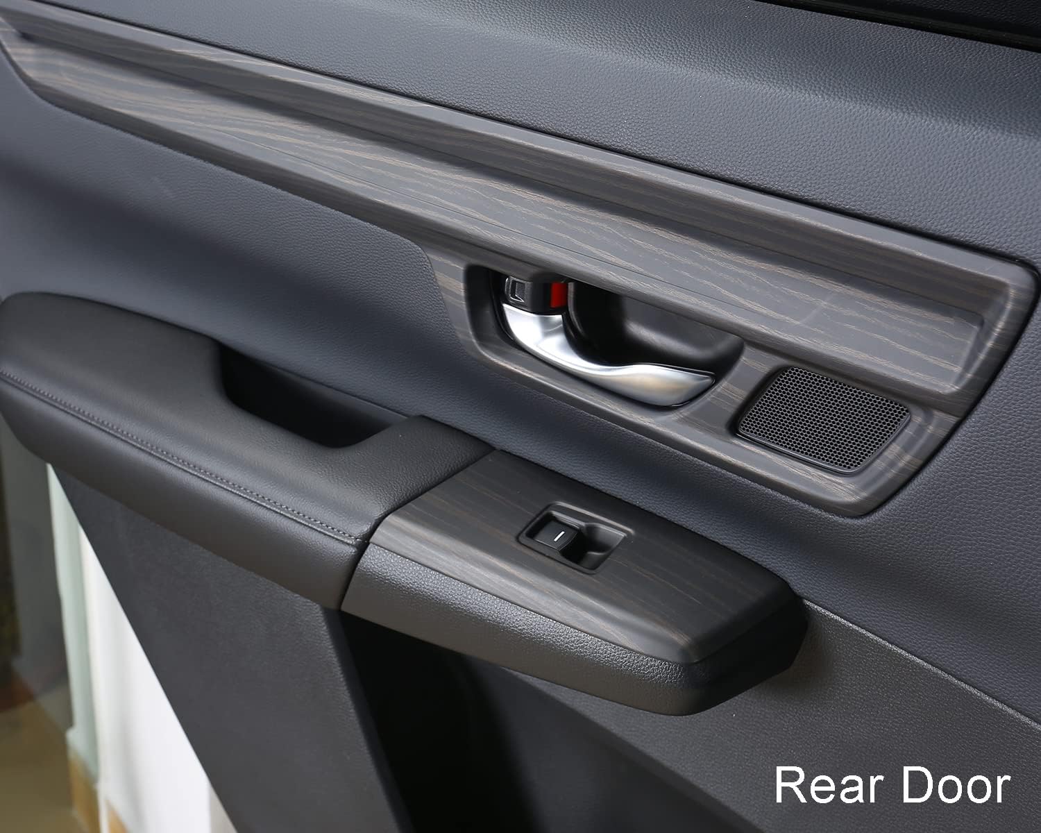 AntBooBoo Para Honda CRV 2023 2024 EX-L, Sport Touring Hybrid Paneles de puerta interior cubierta protetiva, cubierta interior de grano de madera de