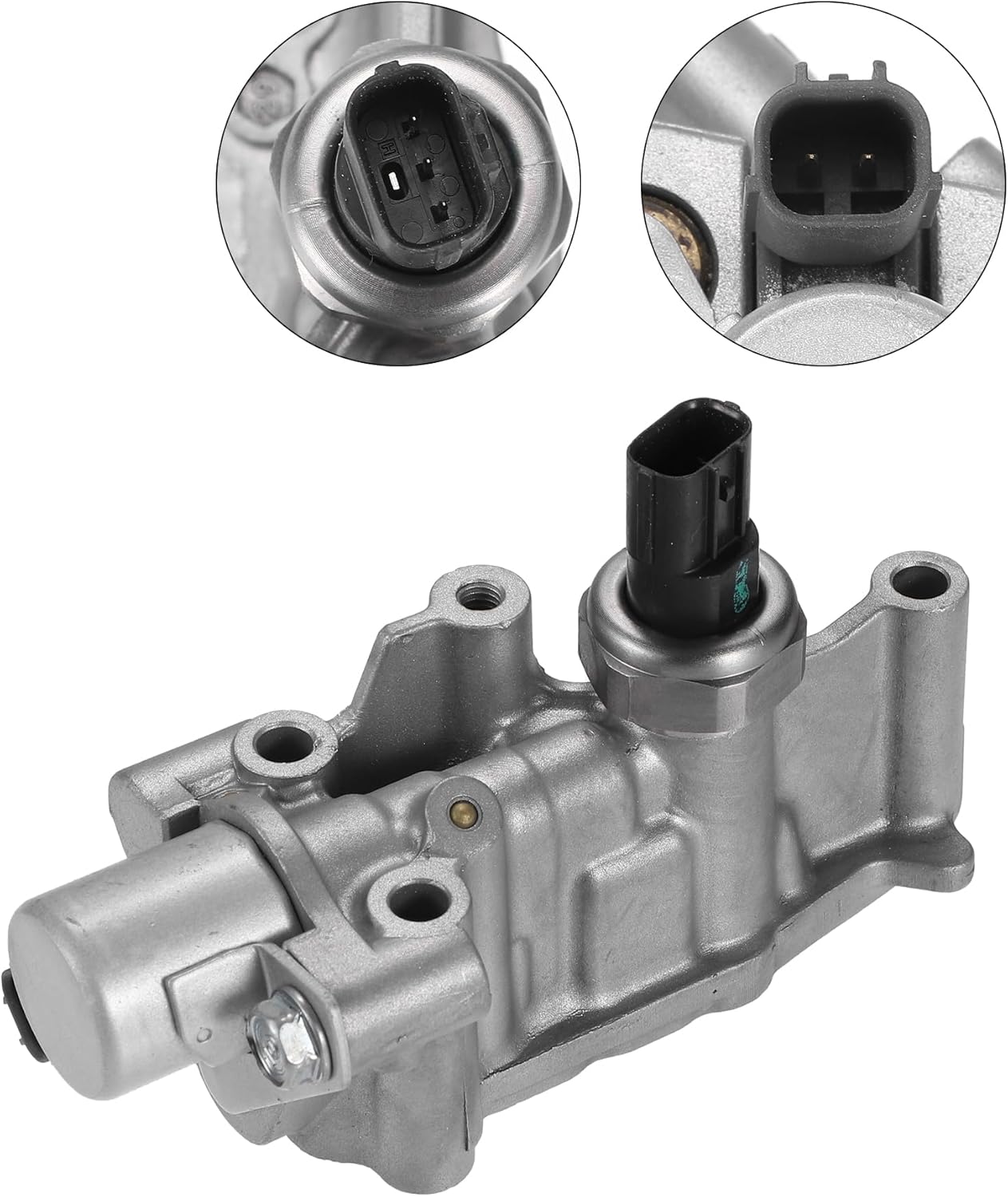X AUTOHAUX Válvula de control de carrete solenoide VTEC para Honda Civic 2006 2007 2008 2009 2010 2011 Solenoide de sincronización variable