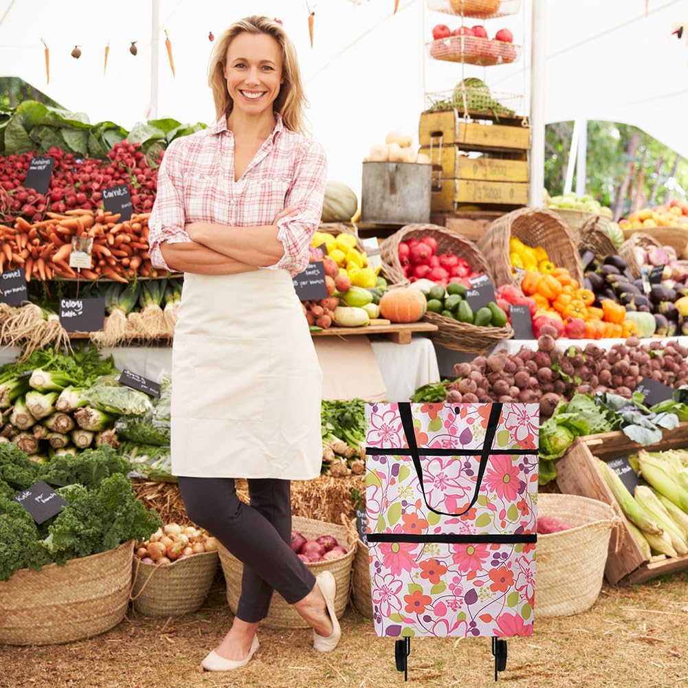 Bolsa de compras plegable con ruedas