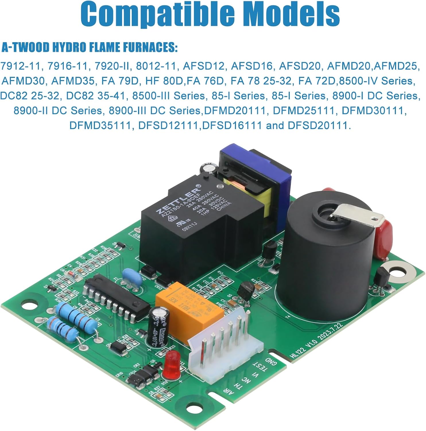 CCTP 31501 Placa de circuito compatible con Atwood RV Hydro Flame Furnace Placa de ignición, kit de placa de control de encendido RV reemplazo