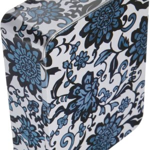 Zerodeko Caja vacía de hojalata de metal, caja de almacenamiento de hojalata con bisagras de metal, caja de almacenamiento de joyería con tapa, caja Zerodeko Caja vacía de hojalata de metal, caja de almacenamiento de hojalata con bisagras de metal, caja de almacenamiento de joyería con tapa, caja