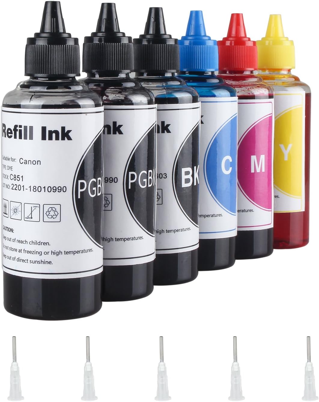 Kit de botellas de tinta de recarga de impresora para cartuchos PGI-250 CLI-251XL PGI 270XL CLI-271 o CISS, para PIXMA MX922, MG5720, TS6020,