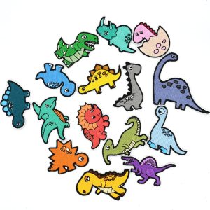 15 parches bordados de dinosaurio, parches bordados de dinosaurio, apliques divertidos de dinosaurios para planchar para ropa, bolsos, sombreros, 15 parches bordados de dinosaurio, parches bordados de dinosaurio, apliques divertidos de dinosaurios para planchar para ropa, bolsos, sombreros,
