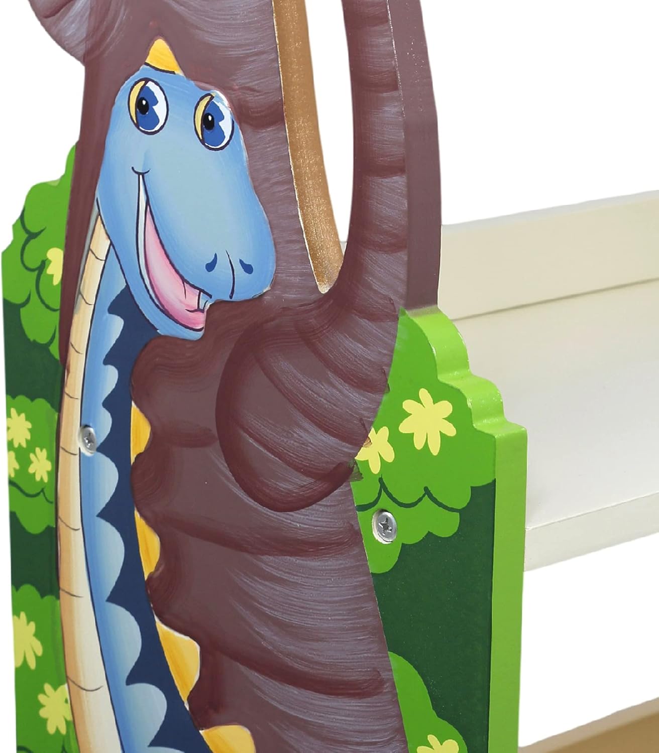 Estante de madera Fantasy Fields, diseño de grietas, color rosado para niños, Reino de dinosaurios, Multicolor