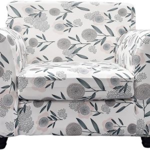 HAOYONG Fundas elásticas para sofá de dos plazas, fundas de sofá seccional impresas para sofá de 2 cojines, fundas lavables para muebles de estar HAOYONG Fundas elásticas para sofá de dos plazas, fundas de sofá seccional impresas para sofá de 2 cojines, fundas lavables para muebles de estar