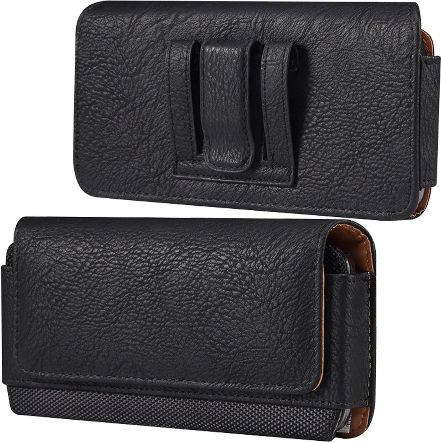 Funda para teléfono Samsung Galaxy Z Fold 5 4 3OnePlus Open 2023 con clip para cinturón y bucle de cuero, funda clásica de piel sintética Z Fold 5,