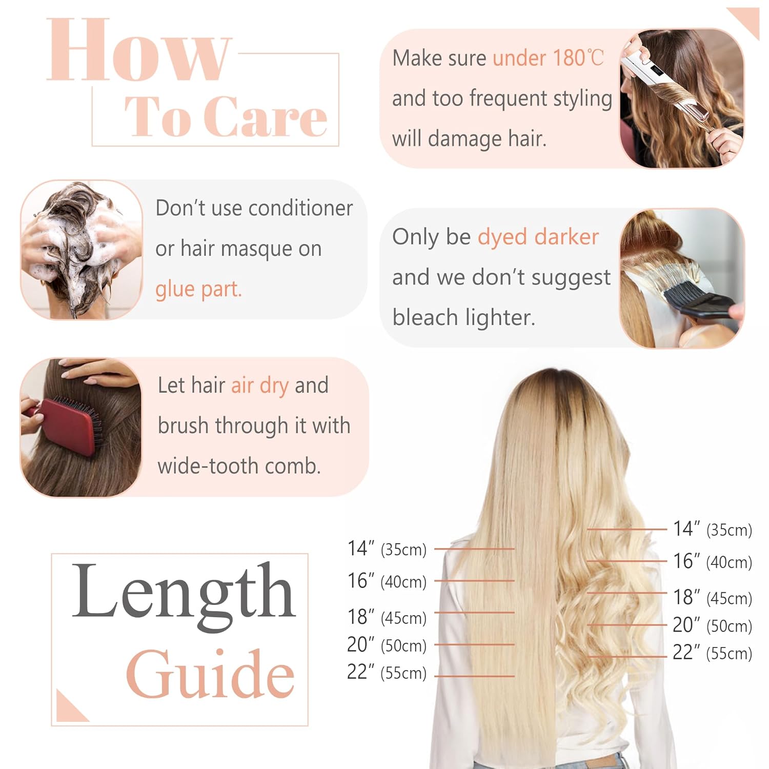 Extensiones de cabello Sego, cabello humano estilo remy, con cinta adhesiva, lacio, cinta adhesiva de entramado tipo piel, sin costuras, invisible y