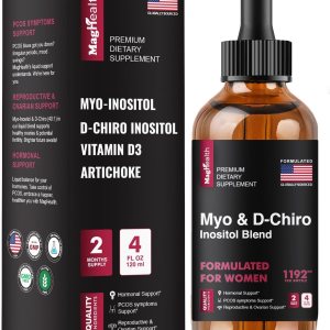 Suplemento líquido de mio-inositol y D-Chiro inositol – Proporción 401 – Suministro para 60 días – Suplementos de fertilidad para mujeres para Suplemento líquido de mio-inositol y D-Chiro inositol – Proporción 401 – Suministro para 60 días – Suplementos de fertilidad para mujeres para