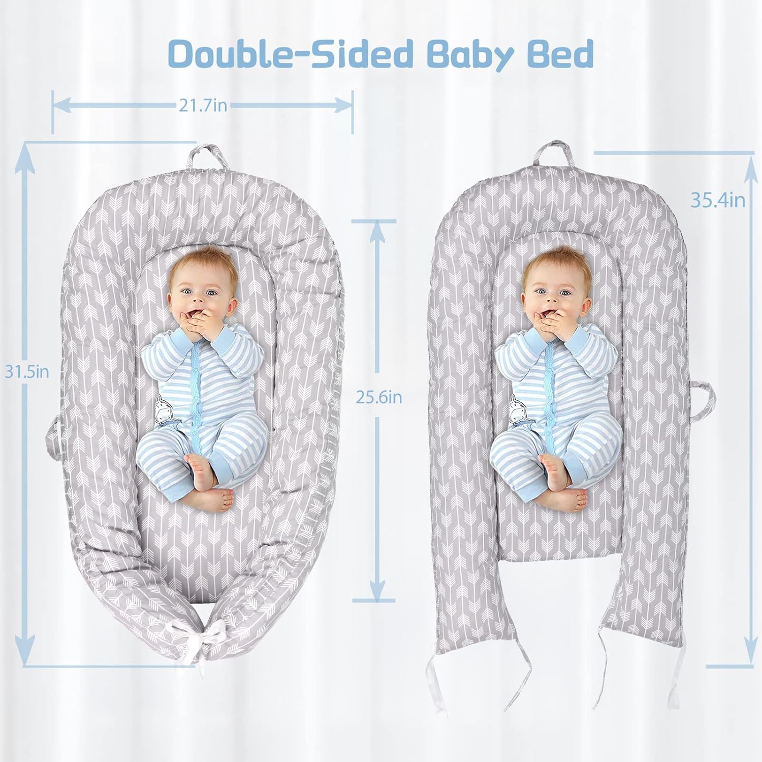 Tumbona Nest Sleeper Cover Baby Portable Cama de dormir tumbona para recién nacido ajustable Nest Co cama de dormir