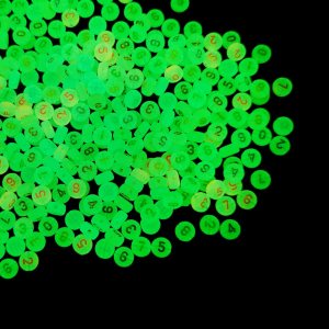 500 cuentas acrílicas brillantes, cuentas de números luminosas y coloridas para hacer joyas, collares de bricolaje, llaveros, pulseras (número 500 cuentas acrílicas brillantes, cuentas de números luminosas y coloridas para hacer joyas, collares de bricolaje, llaveros, pulseras (número