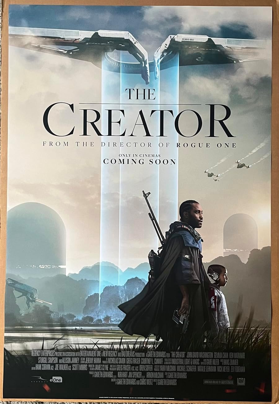 CARTEL DE LA PELÍCULA DEL CREADOR 2 CARAS ORIGINAL INTL FINAL 27×40 JOHN DAVID WASHINGTON