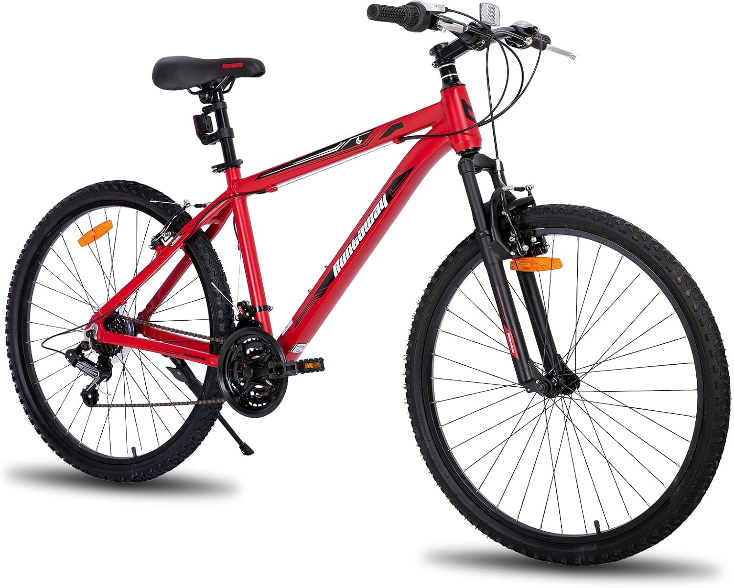 Hiland Humtaway – Bicicleta de montaña de 26 pulgadas para hombres y mujeres, rueda de radios de 36, cambio trasero Shimano de 21 velocidades, marco