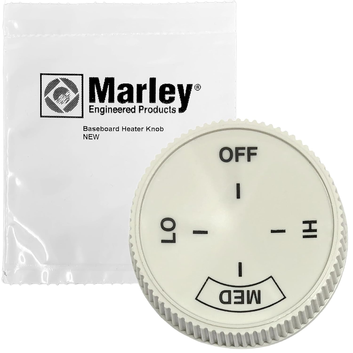 Marley Engineered Products Perilla de control de temperatura del termostato del calentador de zócalo  Marley Fahrenheat Dayton Qmark Berko