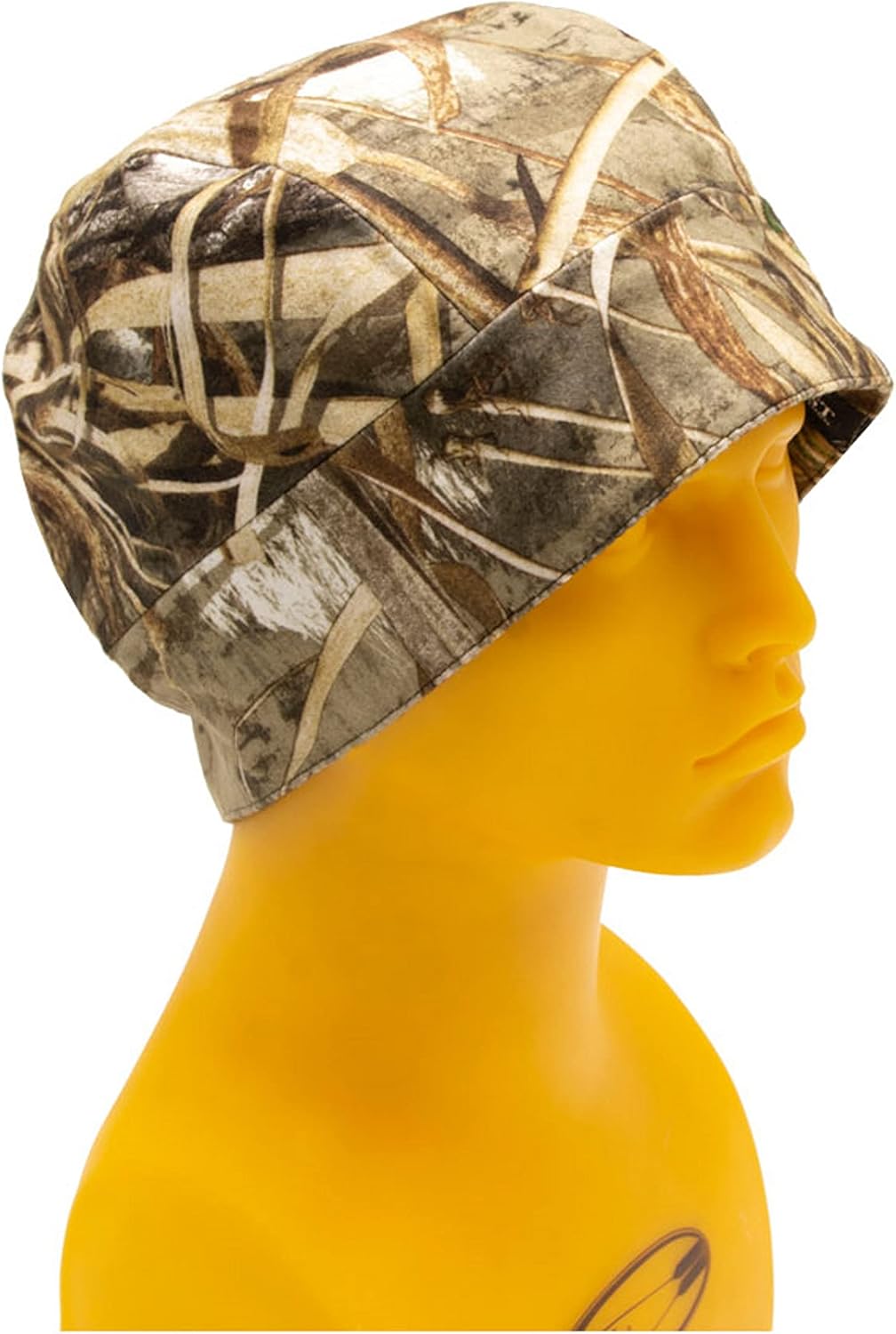 Gorra de calavera reversible color naranja