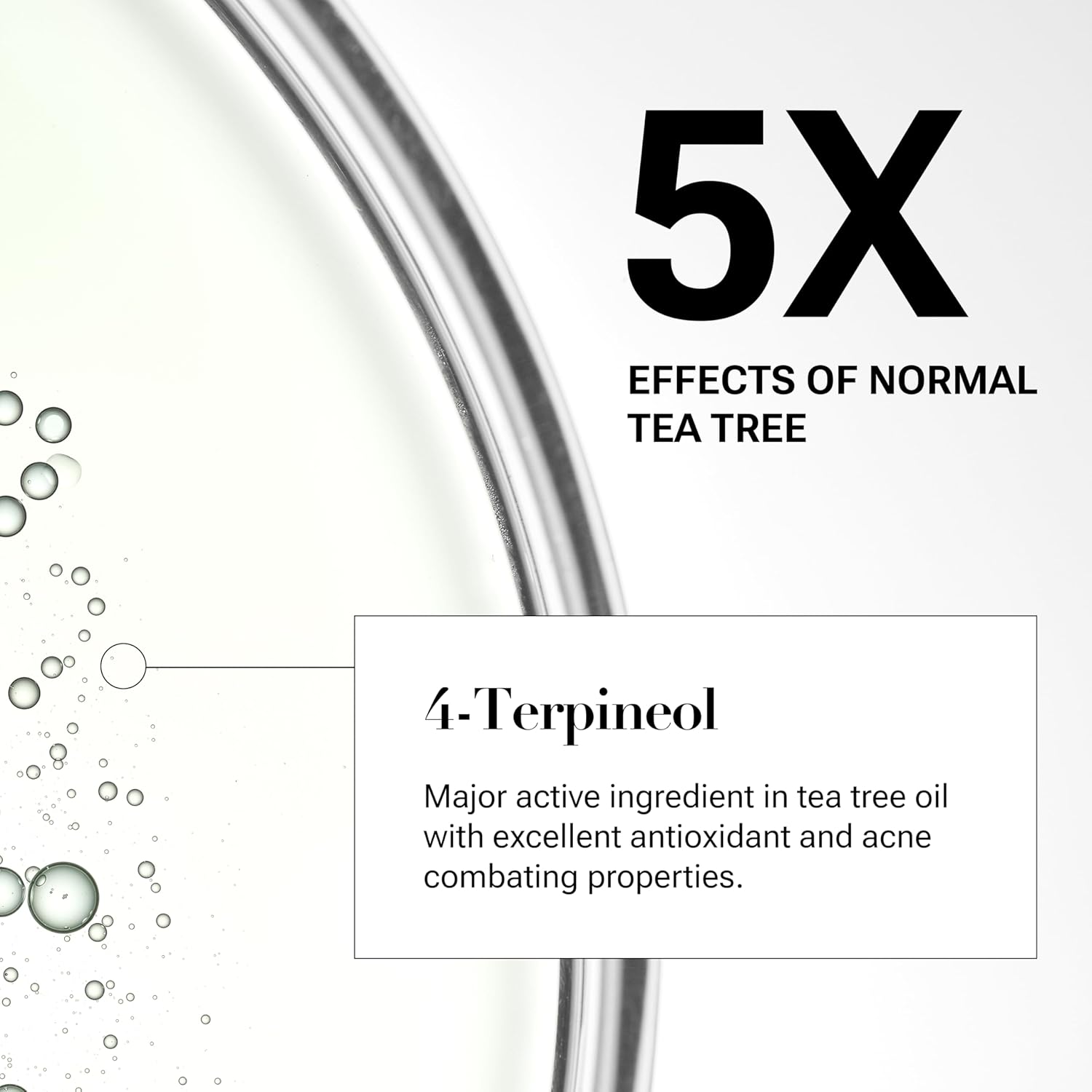 Terpineol Double Action Serum – 1.05 oz – Trouble Care Serum Contened Terpineol & Tee Tree Oil mejora imperfecciones, brotes, manchas oscuras y