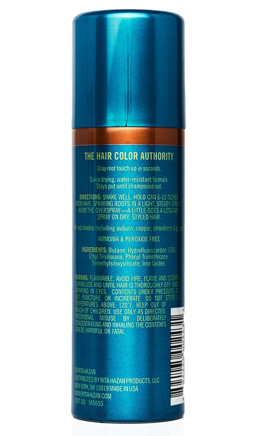 Rita Hazan – Espray para retocar raíces y cubrir canas, color rubio, 2 onzas