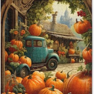 Rompecabezas para adultos 500 piezas Calabaza Camión Granja Acción de Gracias Rompecabezas Niños Juguete Juego Regalo 202a0295 Rompecabezas para adultos 500 piezas Calabaza Camión Granja Acción de Gracias Rompecabezas Niños Juguete Juego Regalo 202a0295