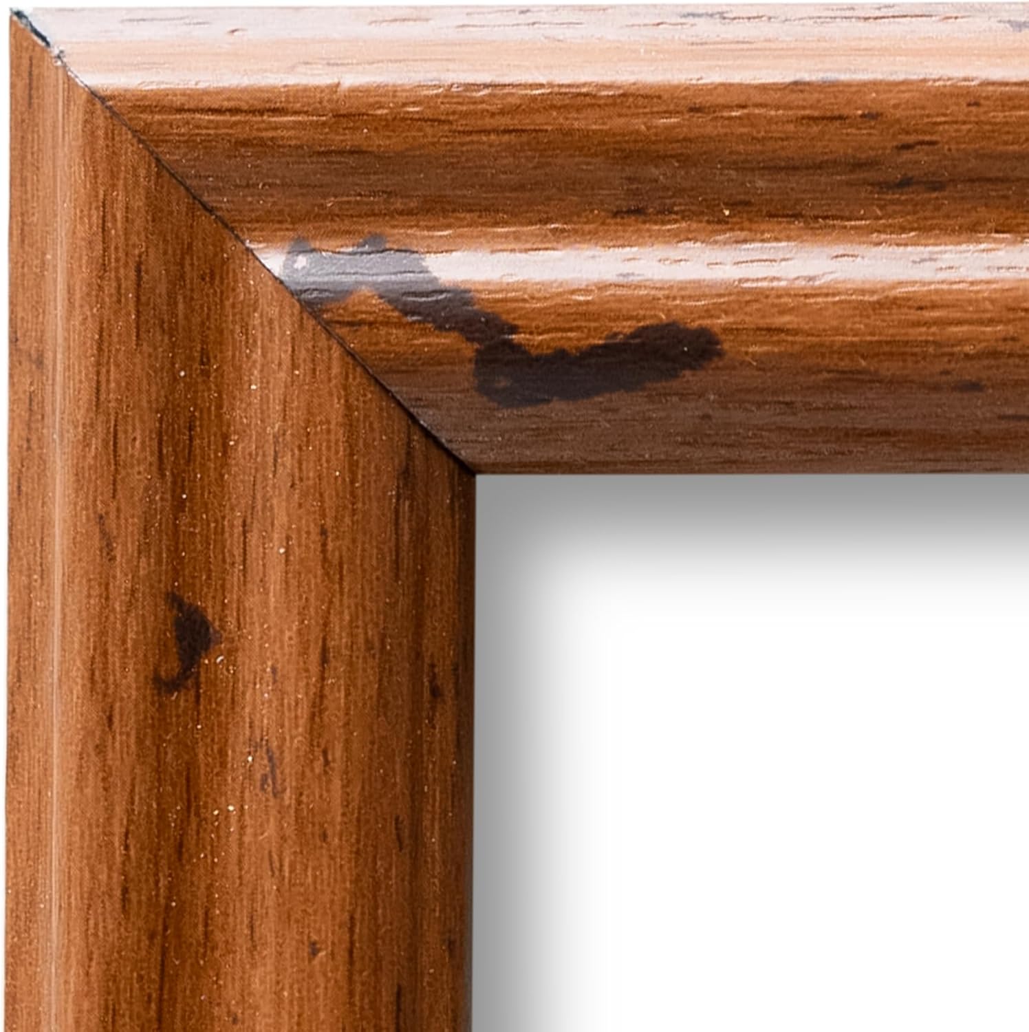 US Art Marcos de 11 x 14 pulgadas, estilo tradicional, roble envejecido, delgado, 0.75 pulgadas de ancho, madera maciza, decoración de pared, póster