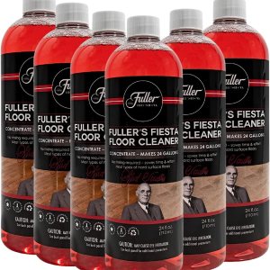 Fuller Brush Fiesta, limpiador líquido concentrado  Eco multisuperficie y limpieza industrial para pisos de madera dura, laminado, linóleo, azulejos Fuller Brush Fiesta, limpiador líquido concentrado  Eco multisuperficie y limpieza industrial para pisos de madera dura, laminado, linóleo, azulejos