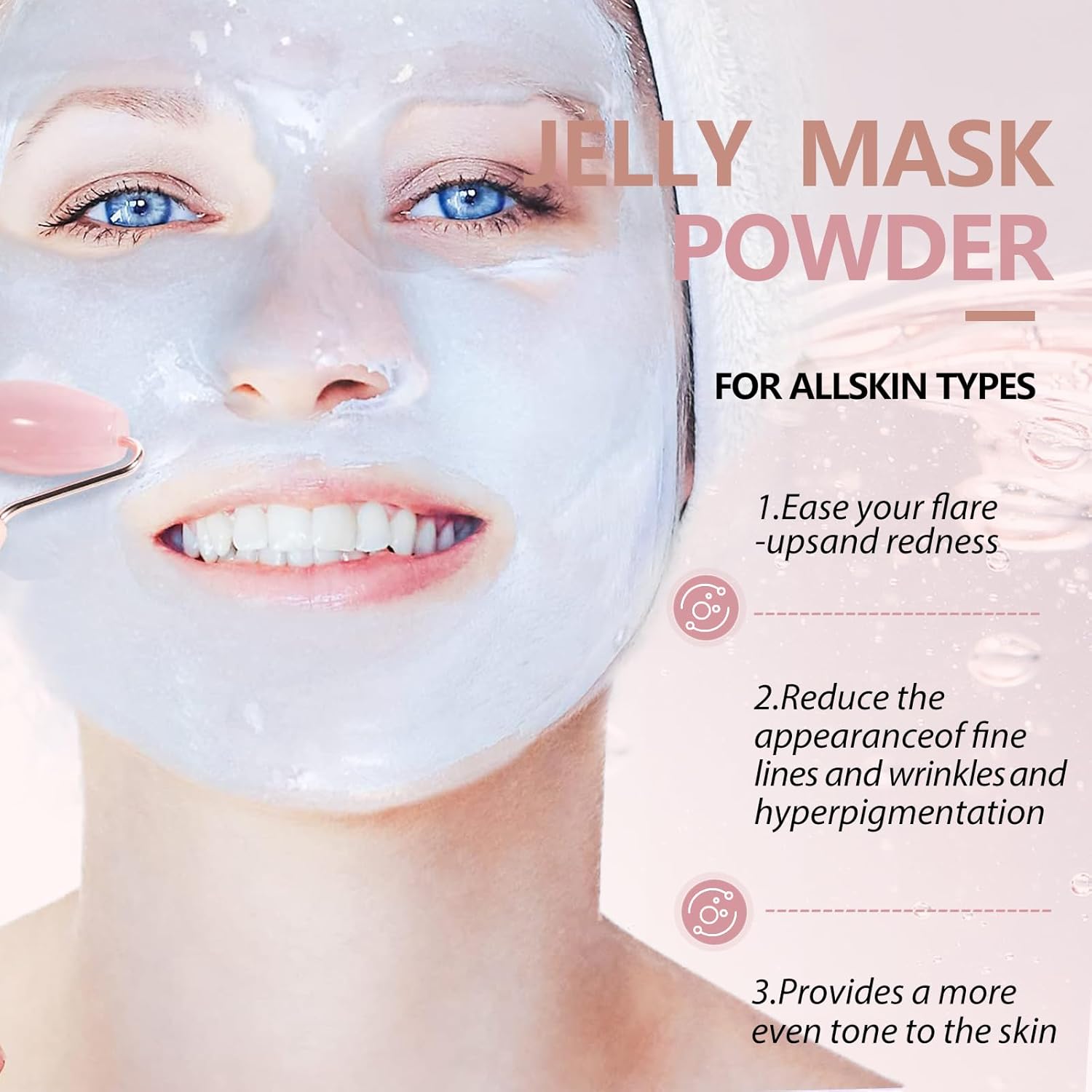 Máscara de gelatina hidratante de limpieza profunda, desintoxicante, curación y relajación, goma de modelado premium para tratamientos faciales,