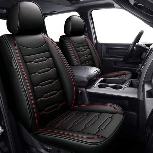 AOMSAZTO Fundas de cuero para asiento de automóvil, ajuste personalizado para Chevrolet 2007-2024 1500 2500 HD 3500 HD Crew Cab Pickup, fundas de AOMSAZTO Fundas de cuero para asiento de automóvil, ajuste personalizado para Chevrolet 2007-2024 1500 2500 HD 3500 HD Crew Cab Pickup, fundas de