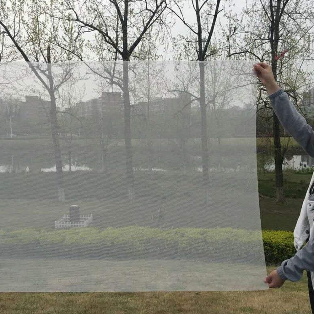 Reemplazo de pantalla para ventana, 48 pulgadas de ancho x 197 pulgadas de largo, pantalla duradera para ventanas y puertas ajustables, rollo de