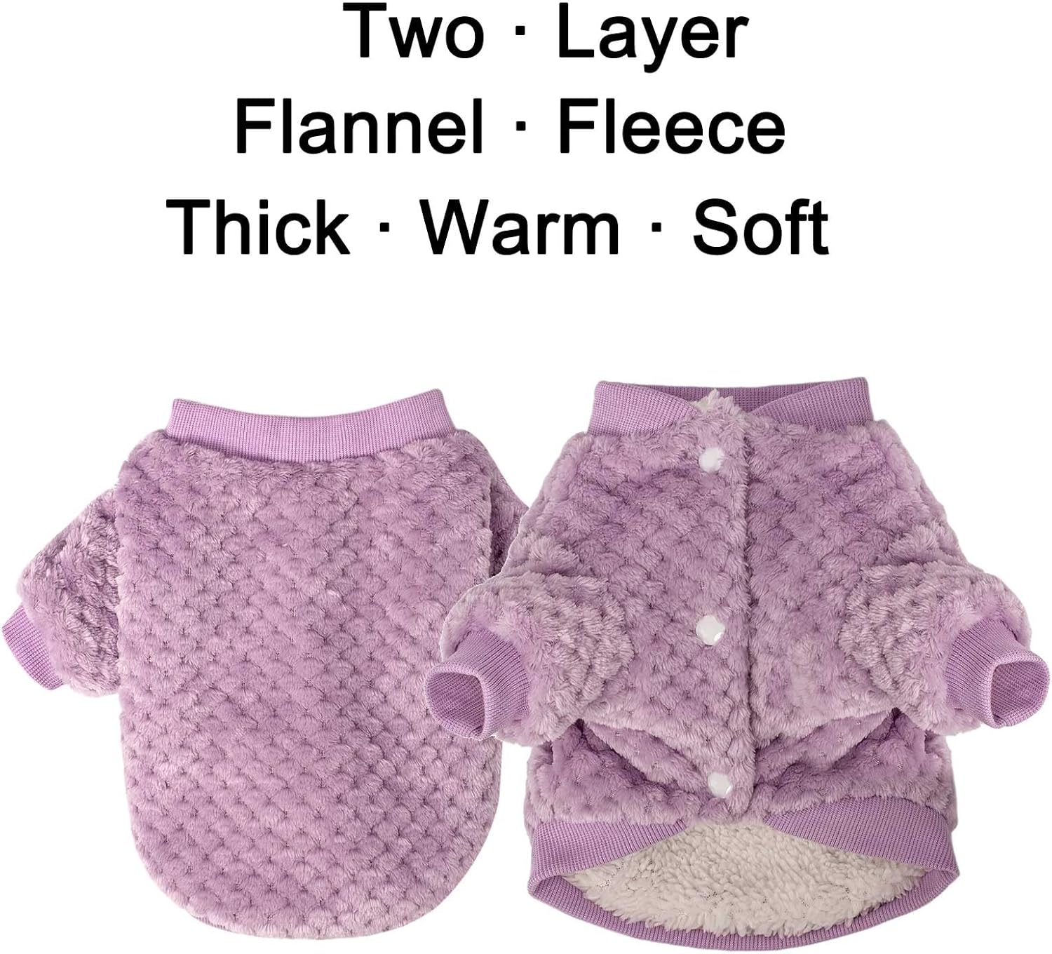 Suéter para perro, abrigo para perro o gato pequeño y mediano, chaqueta cálida de franela suave para cachorros, perros hembras o niños, chaleco para