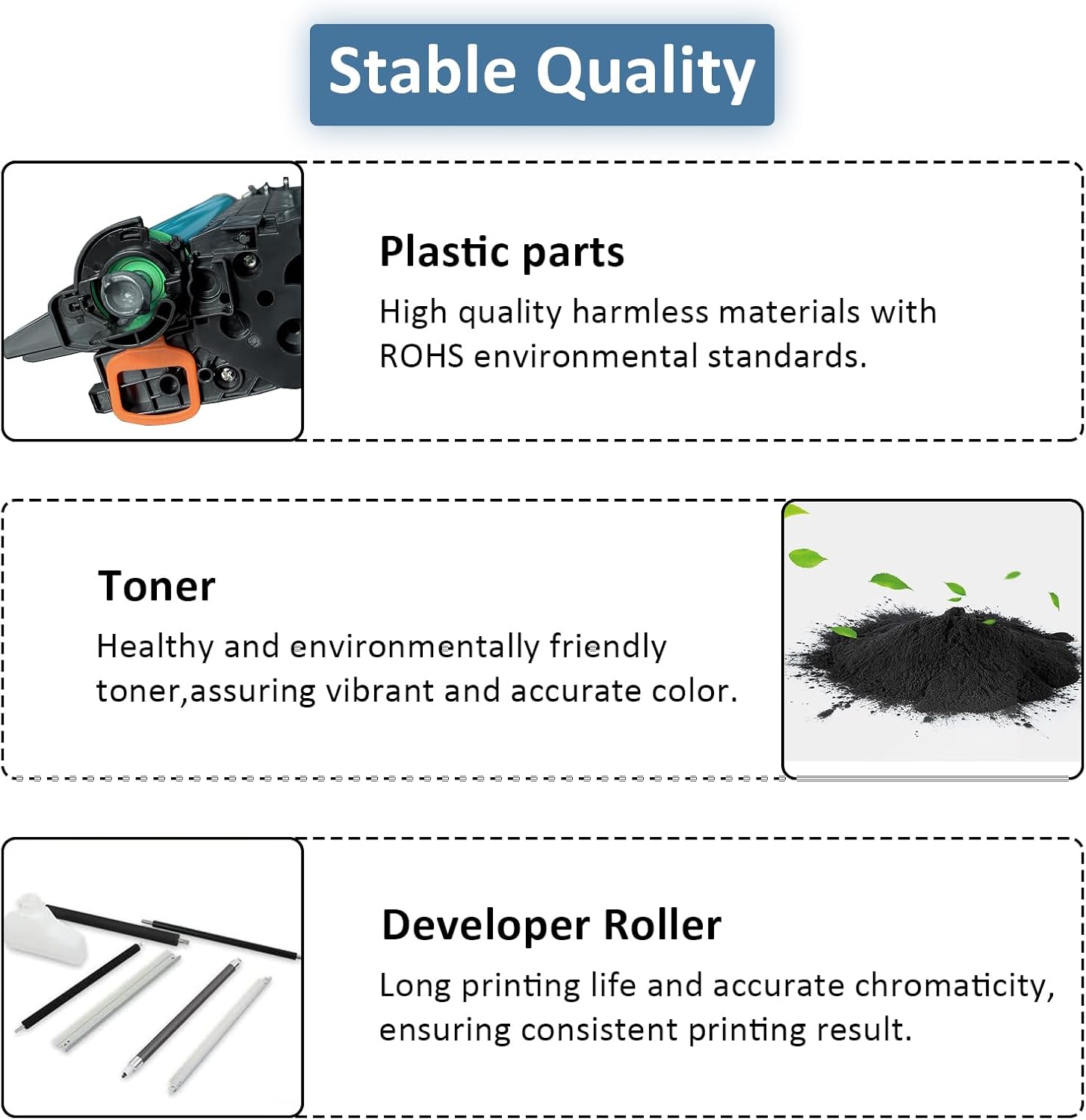 Cartucho de tóner 55A CE255A funciona con impresora de tóner P3015 P3015dn P3015x Pro 500 MFP M521dn M521dw M521 M525 (negro, 1 paquete)