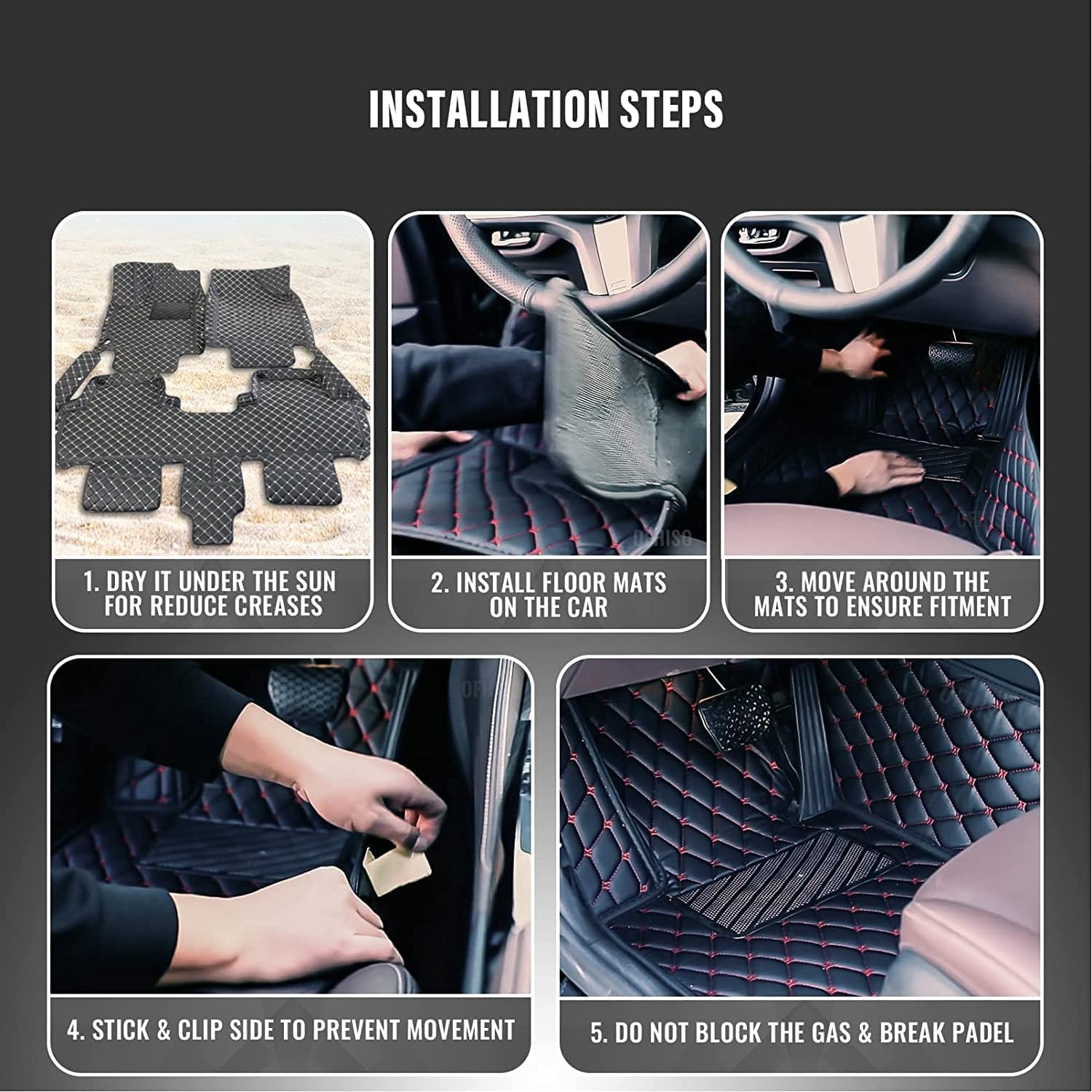 Tapetes personalizados para el 99 % de los sedanes, tapetes para automóvil, camión, camioneta, SUV, automóvil deportivo, forro de cuero