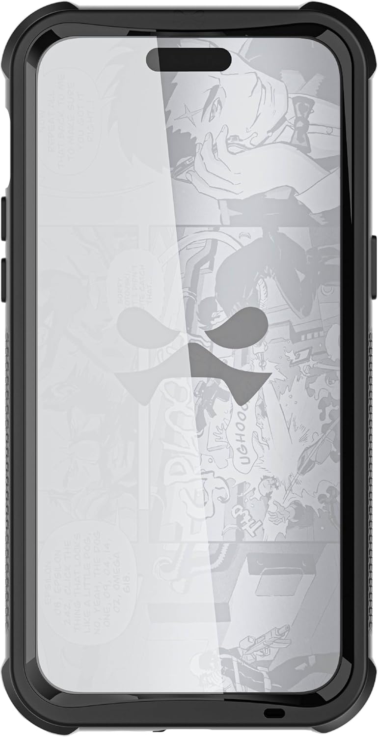 Ghostek Funda impermeable náutica para Apple iPhone 15 Pro Max con clip para cinturón, protector de pantalla y cámara, compatible con MagSafe,